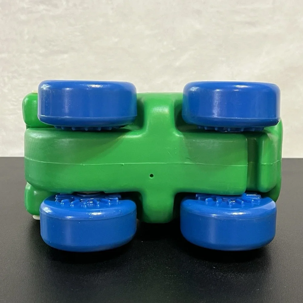 Vintage Little Tikes Chunky Green Dump Truck 6